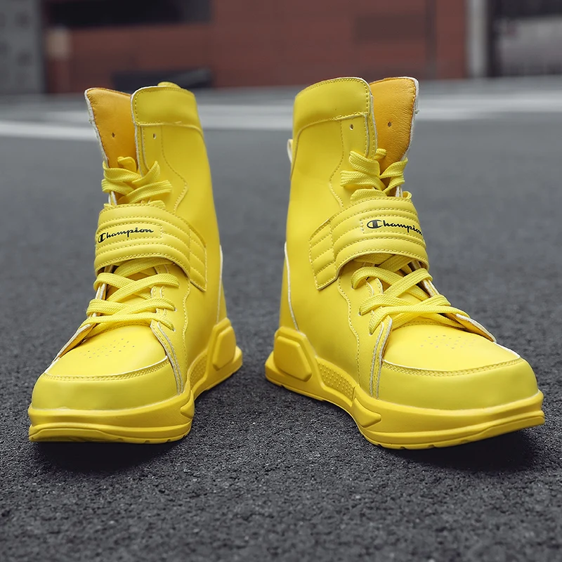 Korean Version High-top Shoes Martin Boots Tide Men'sCasual Shoes Non-slip Outdoor Leisure Sneakers Men's Fashion Sneakers 39-45
