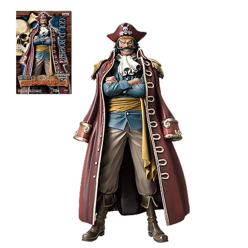Bandai One Piece Figure Gol.D.Roger Silvers Rayleigh Action Figure Collezioni Anime Action Figures Giocattoli Regali Per I Ragazzi