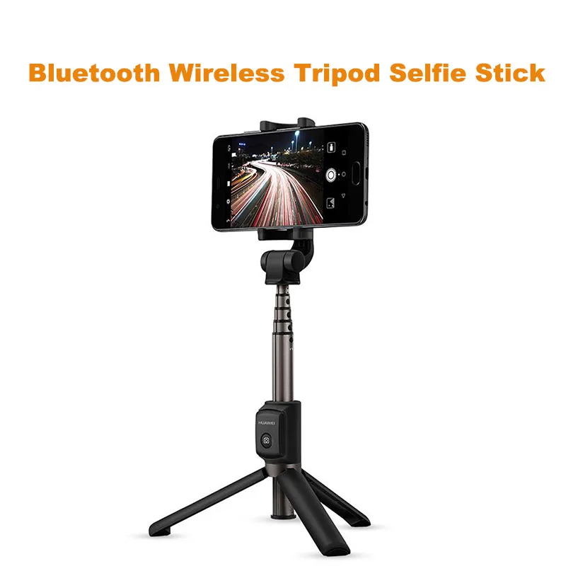 Wireless Black Huawei Honor штатив селфи палка портативный беспроводной управление затвора камеры Bluetooth 3,0 монопод ручной для huawei Xiaomi iPhone - Цвет: Wireless Black