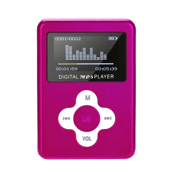 

2019 HOT Slick stylish design USB Mini MP3 Player LCD Screen Support 32GB Micro SD TF Card#T2