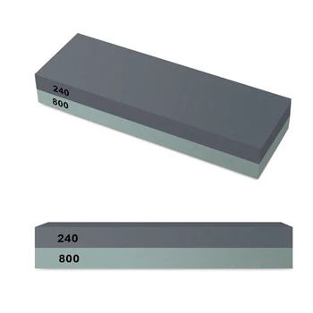 

Whetstone 2IN1 Sharpening Stone 240/800 Grit Waterstone Knife Sharpener, Rubber Stone Holder Included