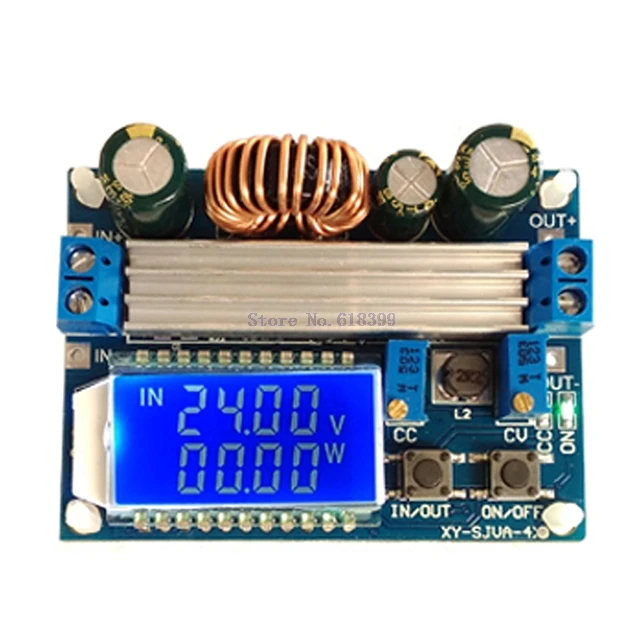 

A7-- 50W DC 5.5V-30V Step Down Buck Step Up Boost Power Supply Module Constant Pressure LCD Digital Display Adjustable Board
