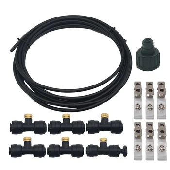 

Mosquito Prevent Water Spray Patio DIY Practical Durable Misting Cooling System Garden Irrigation Greenhouse Home Brass Nozzle