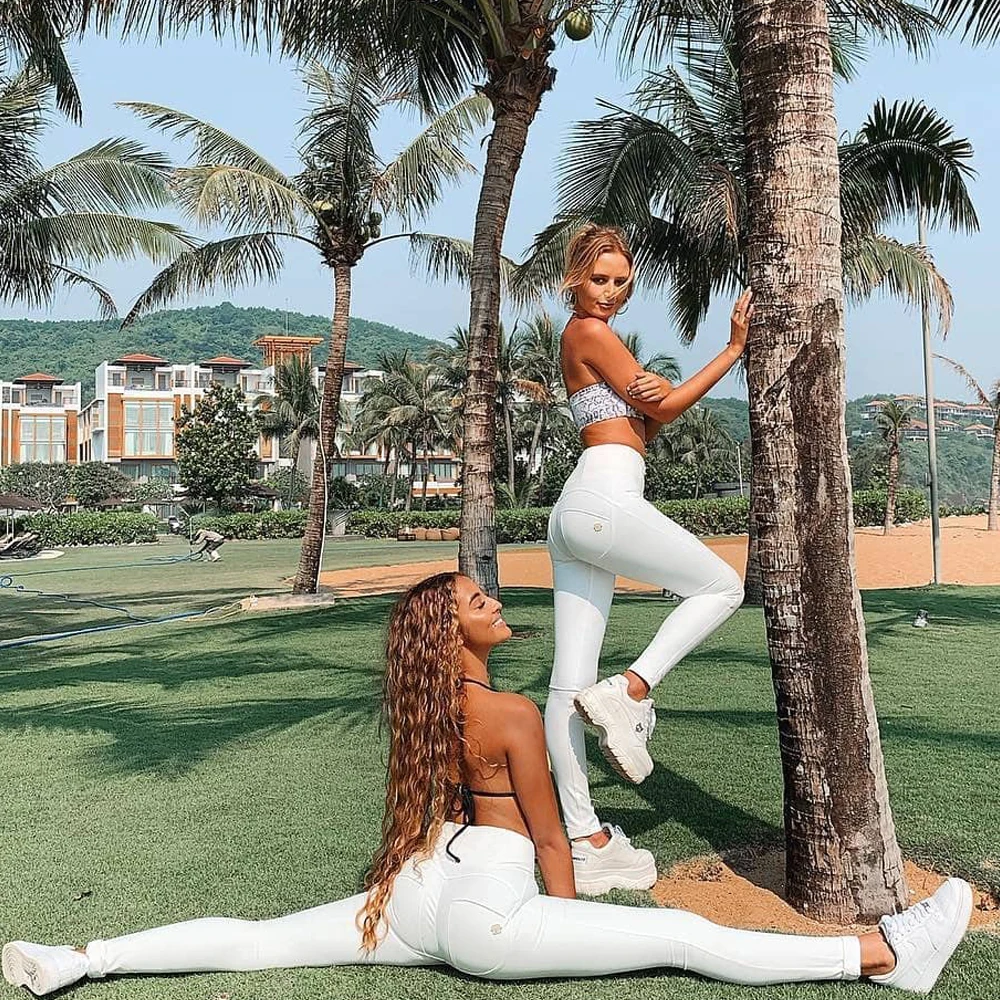 2.4 faux leather pants