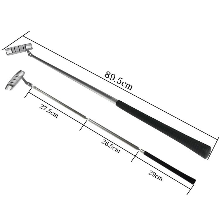 Клюшка для гольфа, тренировочный инструмент для гольфа, для правой руки, тренировочный клюшка, три части, можно подключить к комбинации