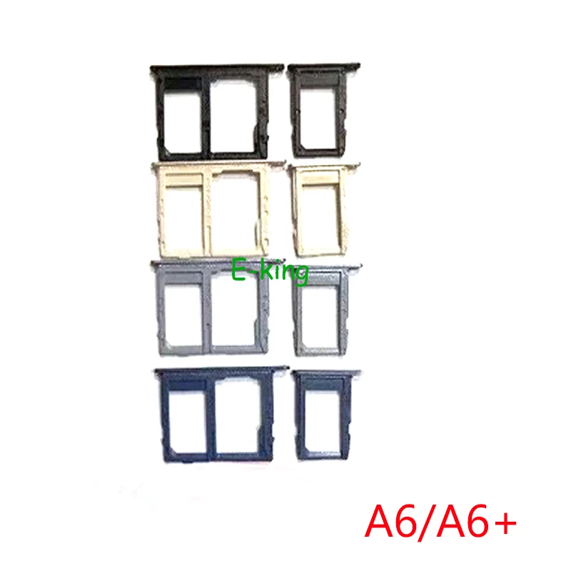 Bandeja con ranura para tarjeta Sim para Samsung Galaxy A6, A6 + Plus, 2018