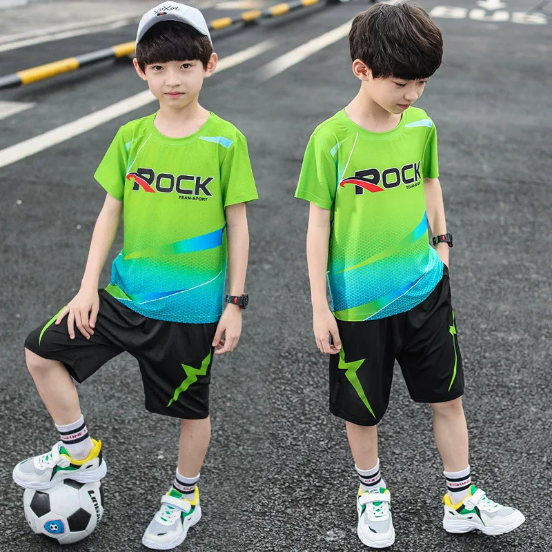 Voetbal Pak Kinderen Mand Jongens Kinderen Kleding Set Zomer Voetbal Tiener  Sport Kids Peuter Kleding Voor 5 6 8 10 12 Jaar|Kledingsets| - AliExpress