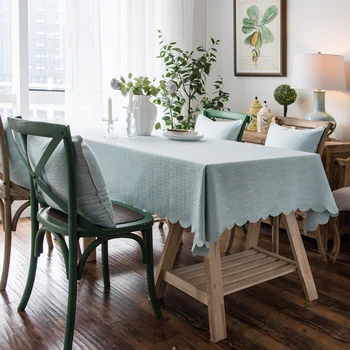 

Yaapeet 1pc Solid Color Table Cloth Japan Style Rectangular Coffee Table Cover Light Brown Desk Protection Without Pillowcase