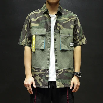 

2020 Brand Summer Hot Sell Men's Striped Beach Fashion Short Sleeve Loose Casual Hawaii Shirts Plus OVERSIZE M-4XL 5XL