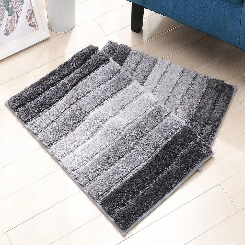 HobbyLane мягкий плюшевый водопоглощающий коврик с нескользящей текстурой коврик в ванную комнату душевая дверь