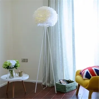 

Nordic Feather Floor lamp Living room Bedroom Kids room studio floor standing lump Indoor house simpl floor lamp