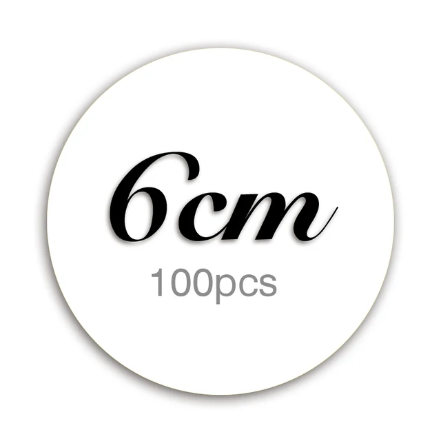 Custom Sticker And Customized LOGO Wedding  Design Your Own Stickers Personalized Adhesive Round Label For Packing 6CM-100PCS