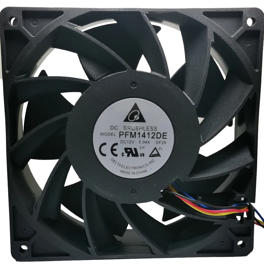 Original Delta pfm1412de 14038 14cm 5.04a 12V 4wire violent large air