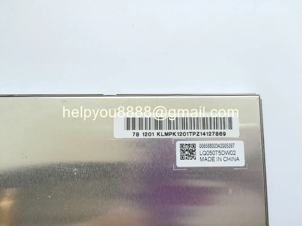 Оптовая продажа оригинальный 5 дюймовый ЖК дисплей LQ050T5DW02 с сенсорной панелью для