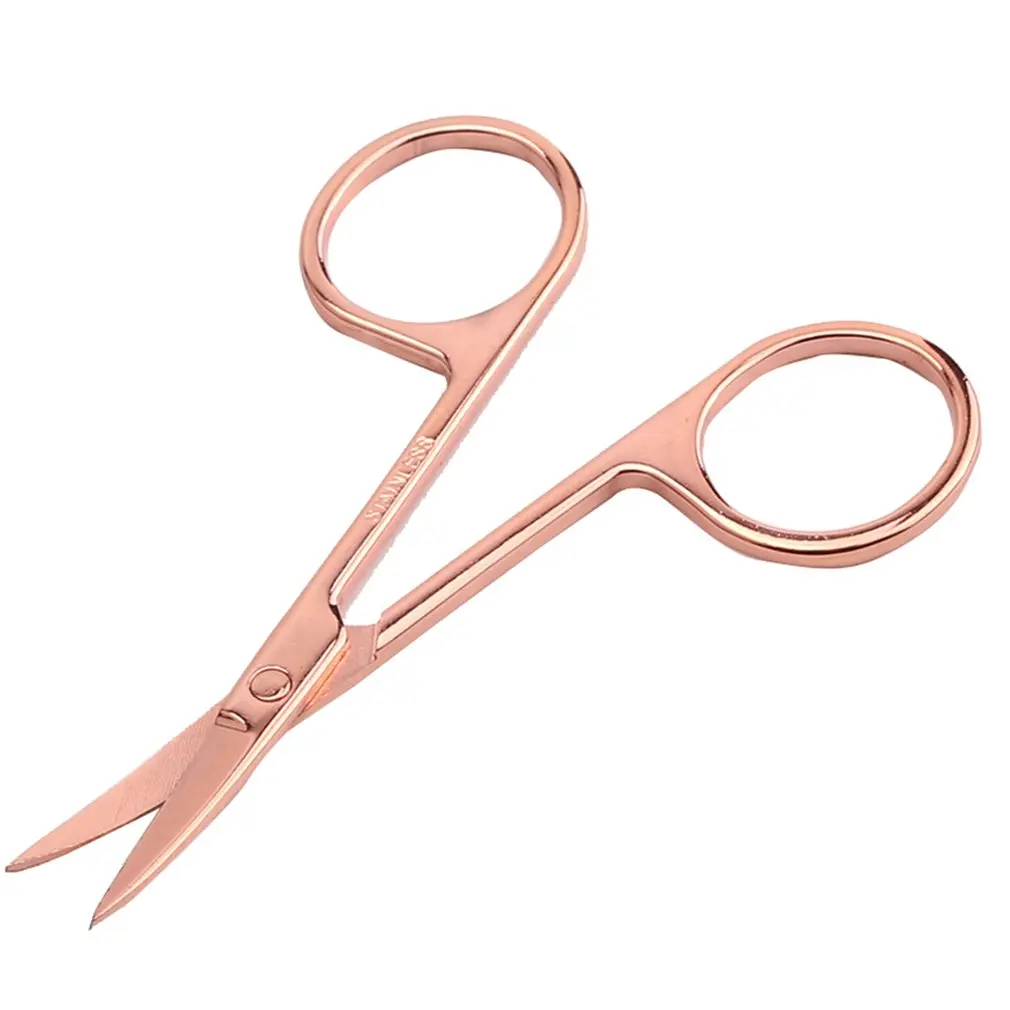 

Professional Trimming Eyebrow Eyelash Forehead Hair Beard Small Scissors Portable Stainless Steel Beauty Care Tool