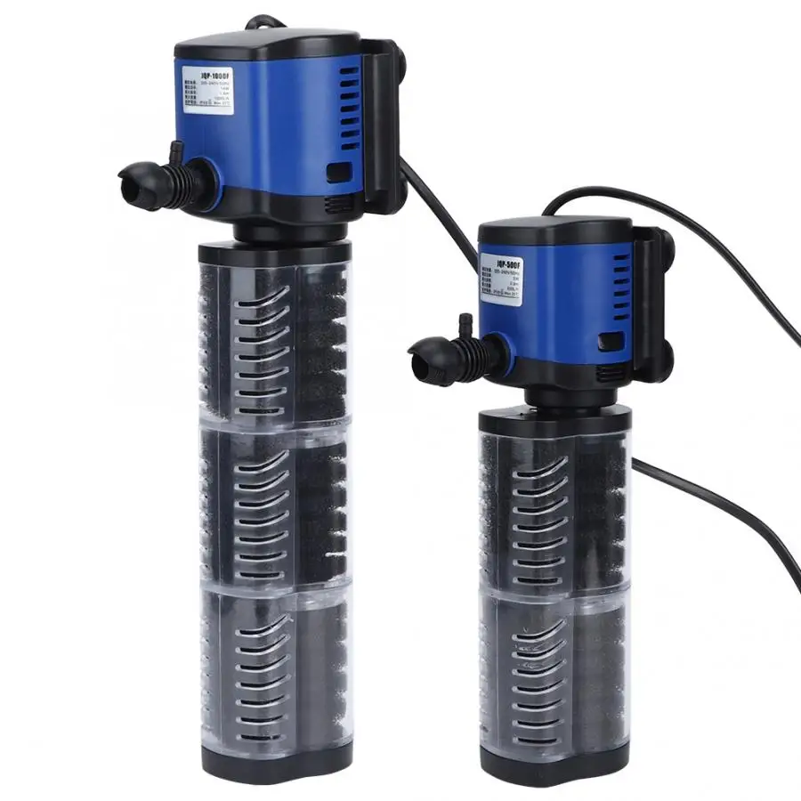 Aquarium Fish Tank Power Filter Submersible Pump Mute Aeration Pumps CN 220-240V Water Pump External Aquatic Pump Pets Products