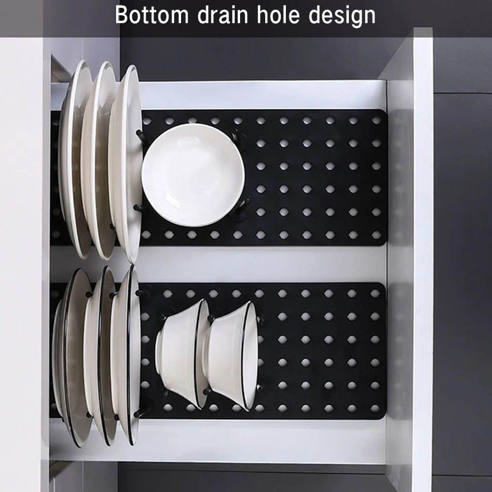 Kitchen Shelf Organizer Adjustable Kitchen Dish Drying Rack