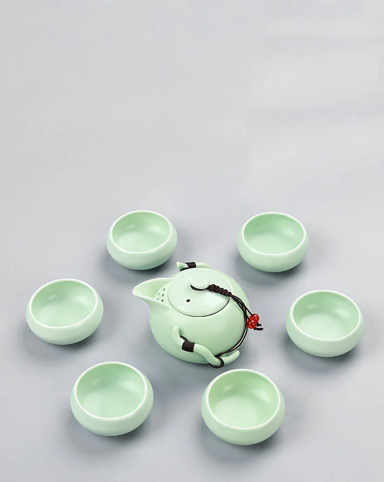 TANGPIN керамический чайник gaiwan, чайная чашка, фарфоровый чайный сервиз gaiwan, портативный чайный набор для путешествия, посуда для напитков