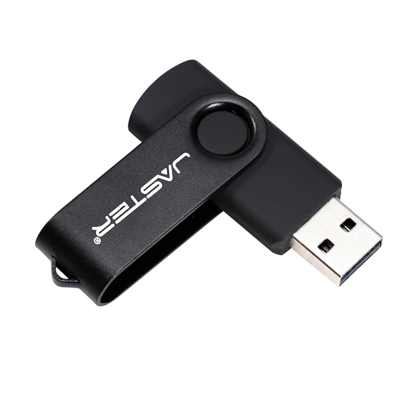Black JASTER USB 2,0 бизнес пластиковый USB флеш-накопитель деликатный портативный накопитель 4 ГБ 8 ГБ 16 ГБ 32 ГБ 64 ГБ вращающийся флеш-накопитель u диск - Цвет: Black