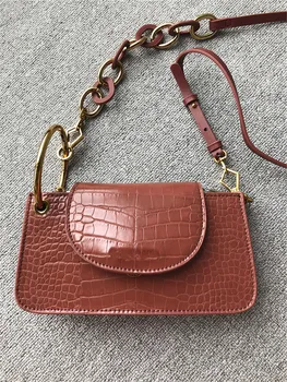 

2020 Autumn New Products Bag Metal Ring Ornaments Women's Flip Shoulder Bag Shoulder Bag clear bag women bag