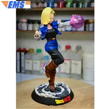 1" Статуя Dragon Ball Z бюст Android 18 полноразмерный портрет лазурит 1/6 маленький братец Lapis GK модель игрушки коробка 28 см Z2835