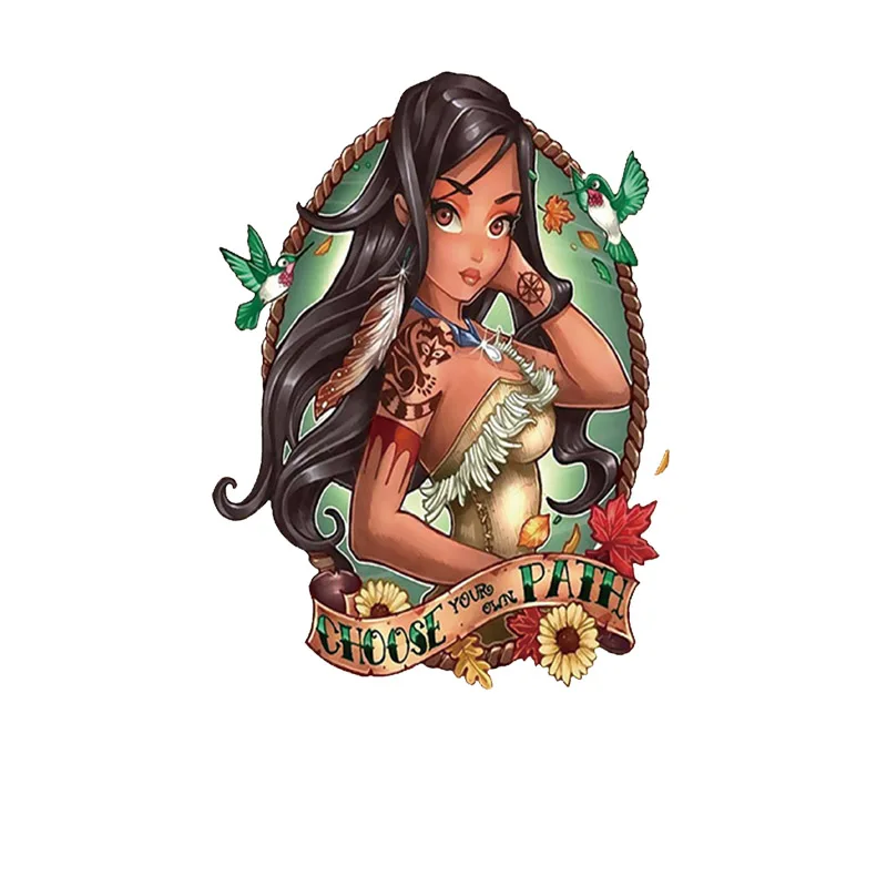 1 шт. Цветочная сказочная икона принцессы Ариэль утюжок на нашивке