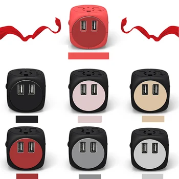 

Universal Travel Adapter Auto Resetting Fuse baby safe design 5A 3 USB + 1typc c Worldwide Wall Charger for UK/EU/AU/Asia