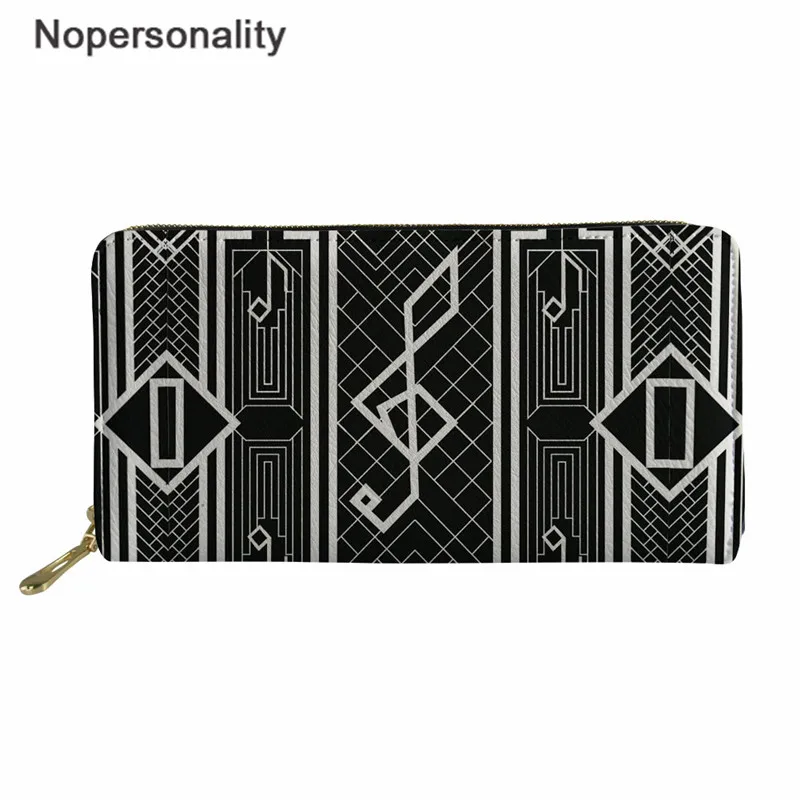 L5558Z21 Сумка-клатч Nopersonality для женщин, кошелек, цветные музыкальные нотки, Длинные кошельки из кожи, Женский кошелек на молнии, женский кошелек - Цвет: L5558Z21