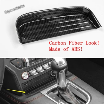 

Lapetus Accessories Interior Center Control Gear Shift Container Box Panel Cover Trim Fit For Ford Mustang 2015 - 2020 ABS