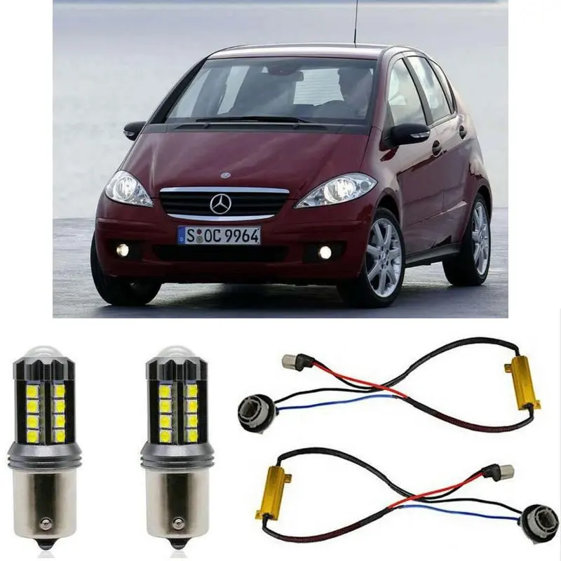 

Fog lamps for MERCEDES-BENZ A-CLASS A-Klasse W169 Stop lamp Reverse Back up bulb Front Rear Turn Signal error free 2pc