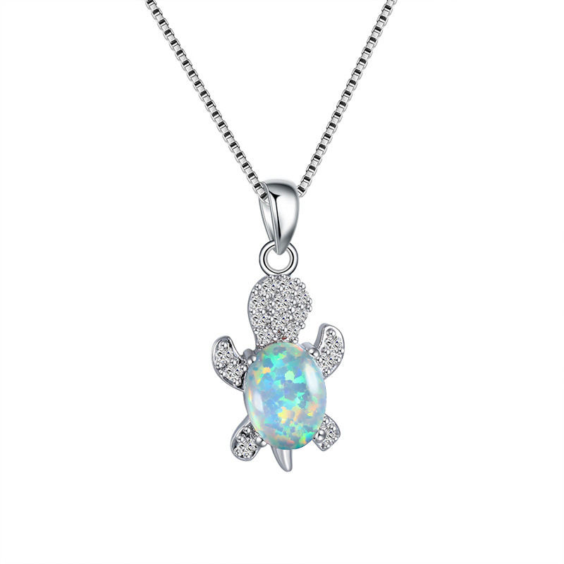 Opal Pendant Necklace