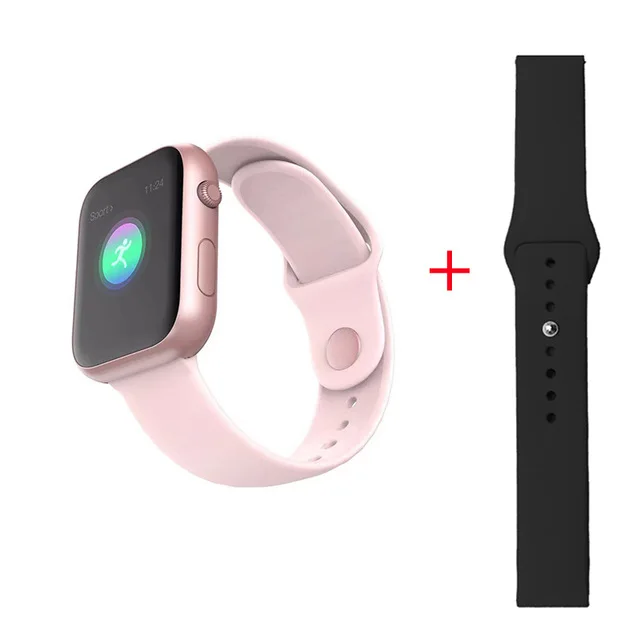 P add Black Strap 696 SX16 Смарт-часы для мужчин для Apple Watch пульсометр кровяное давление кислород фитнес Шагомер IP67 Водонепроницаемый умный Браслет - Цвет: P add Black Strap
