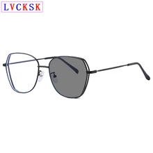 Модные ретро женские фотохромные очки для близорукости, мужские нестандартные близорукие очки, очки для путешествий и вождения-1,0~-6,0 N5