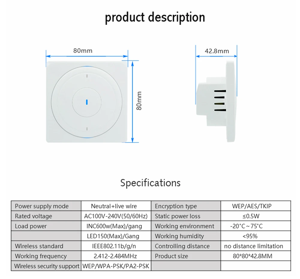 ЕС физический Переключатель 1/2/3 Смарт Беспроводной таймер настенный светильник переключатель работает с Alexa Google Assistant IFTTT