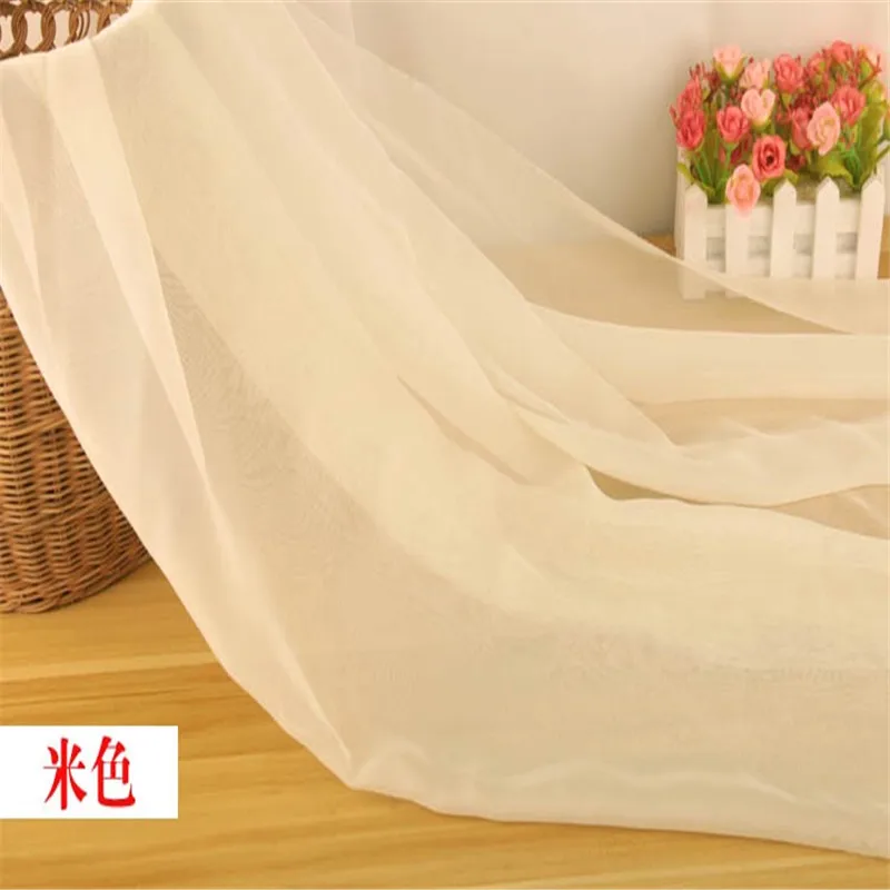 Chiffon Fabric By The Meter for Skirt Dress Clothes The Inner Lining Sewing Chiffon Fabric Green Fabric For Summer Dress