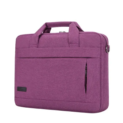 purple 15inch Вместительная сумка для ноутбука для мужчин и женщин портфель для путешествий Бизнес сумки для ноутбуков 14 15 дюймов Macbook Pro PC - Цвет: purple 15inch