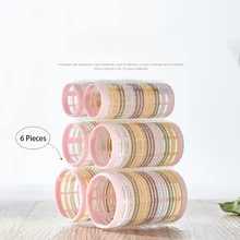 6 шт. бигуди heatless Бенди бигуди кудри моделирование стиль волос дизайн Волшебные Спиральные бигуди Банг бигуди волосы ролики