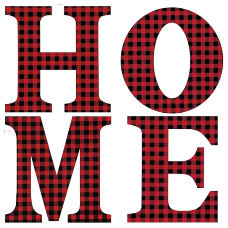 Christmas Joy Table Decoration Mantel Fireplaces Letter Sign Wood Decorations For Home #20 | Дом и сад