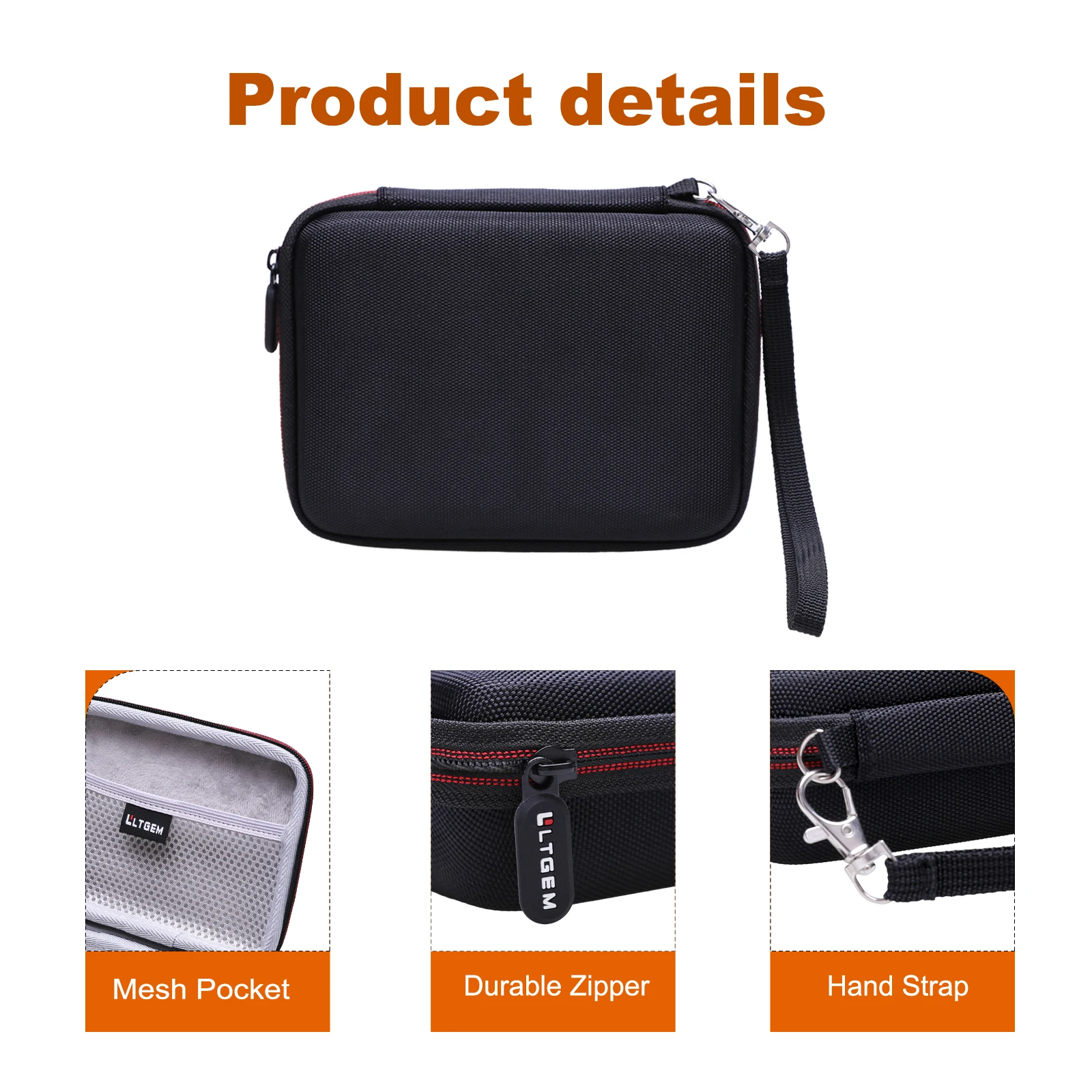 Protective Carrying Storage Bag Travel L LTGEM EVA Hard Case for Canon SELPHY QX10 Portable Square Photo Printer 