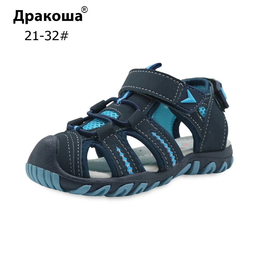 Apakowa/брендовые новые летние детские пляжные сандалии для мальчиков Детская обувь