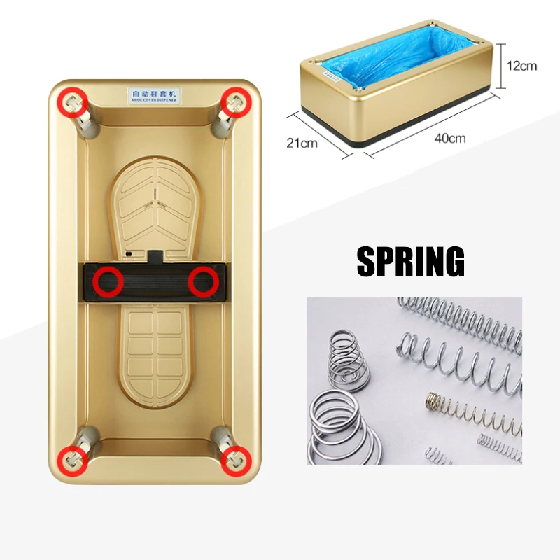 

Automatic Shoe Cover Machine Membrane Dispenser Disposable Waterproof Shoes Cover Household Hotel Office