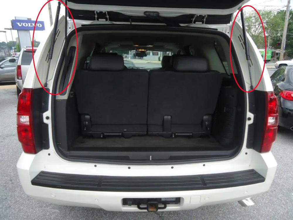 Карбоновое волокно для 2007-2011 Chevrolet Suburban Tahoe GMC Yukon Cadiliac Escalade задний багажник поддержка газа стойки опорный стержень