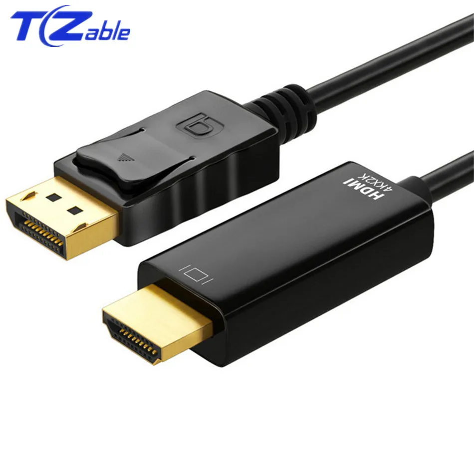 

Displayport to HDMI Cable 4K 30Hz DP to HDMI 2.0 Adapter For Projector Laptop Display Port Cables HDMI Cable Converter 1.8Meter