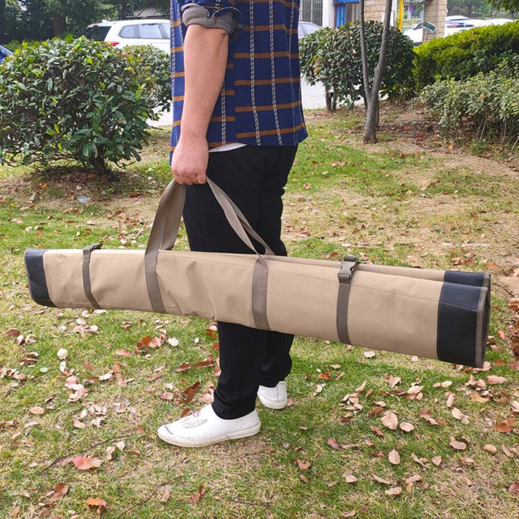 Fishing Bag Fishing Rod Reel Case Carrier Holder Fishing Pole Storage Bags Fishing Gear Organizer Travel Carry Case Bag