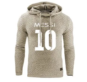 

2020 Messi Men Hoodie Men Messi 10 Print Sportwear Men Hoodies Sportswear Coat Slim Fit Hoody Harajuku Hooded Tracksuit Y