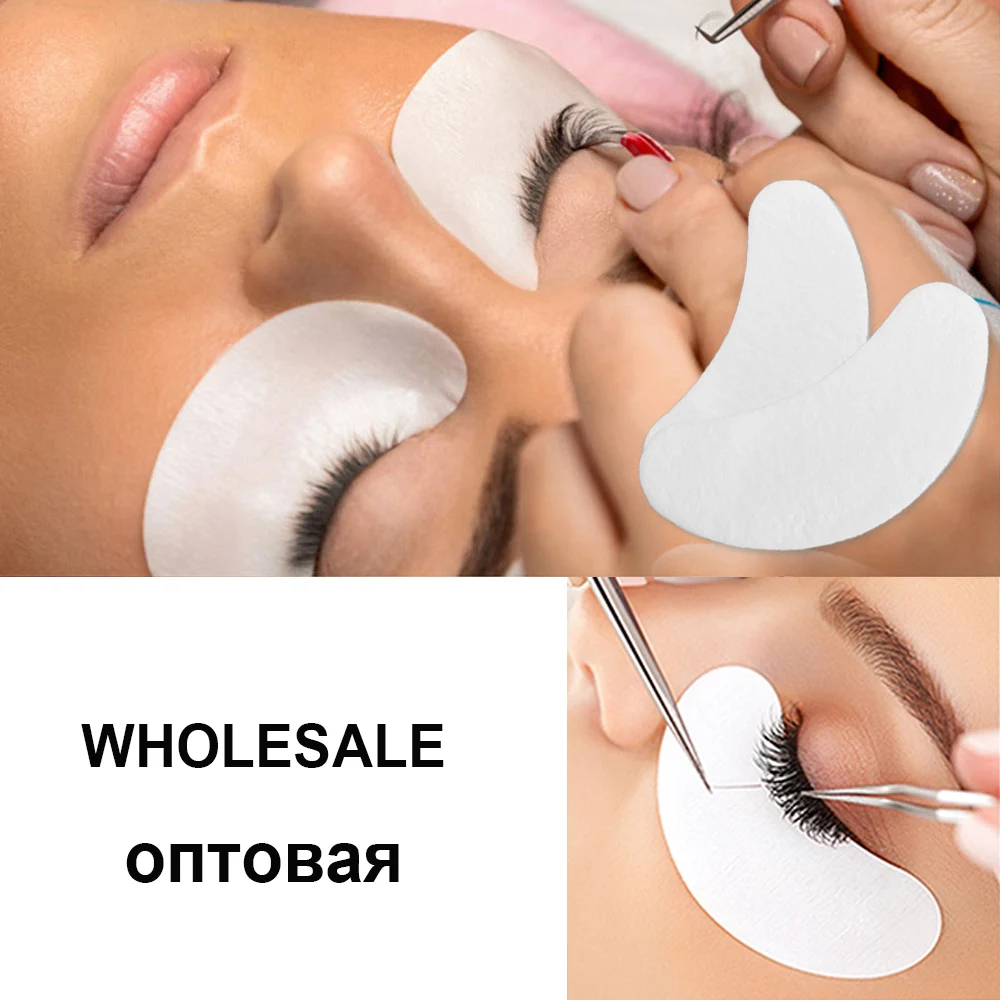 50Pairs Eyelash Pad Gel Patch Grafting Eyelashes Under Eye Patches For Eyelash Extension Paper Sticker Application Make Up Tools eyelash patch,eyelash pads,eyelash patches,eyelash accessories,eyelash extension supplies