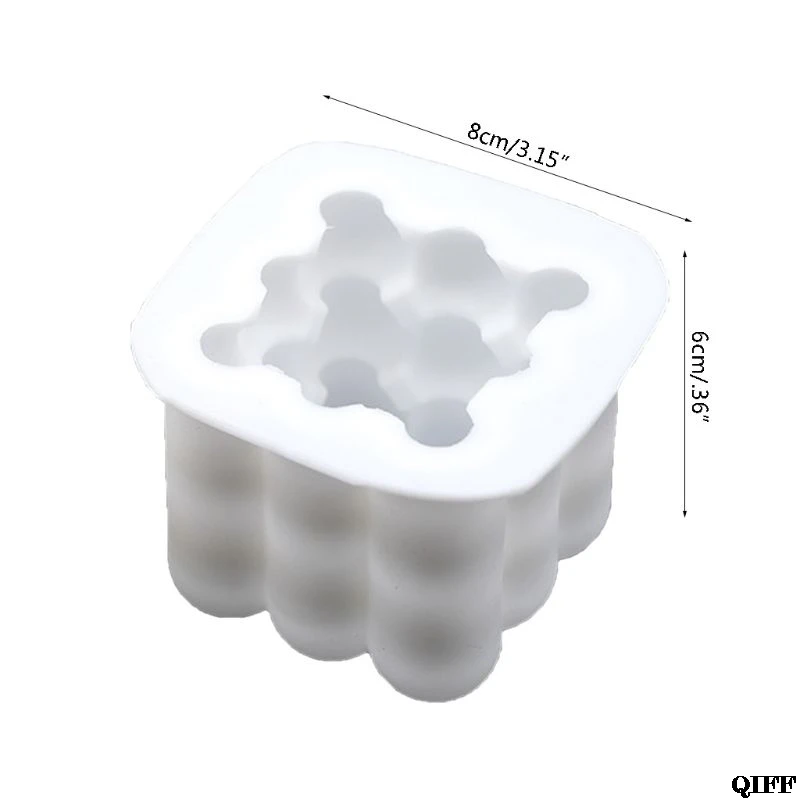 3D Силиконовые свечи молд ручной работы, День рождения Свадебные украшения свечи формы