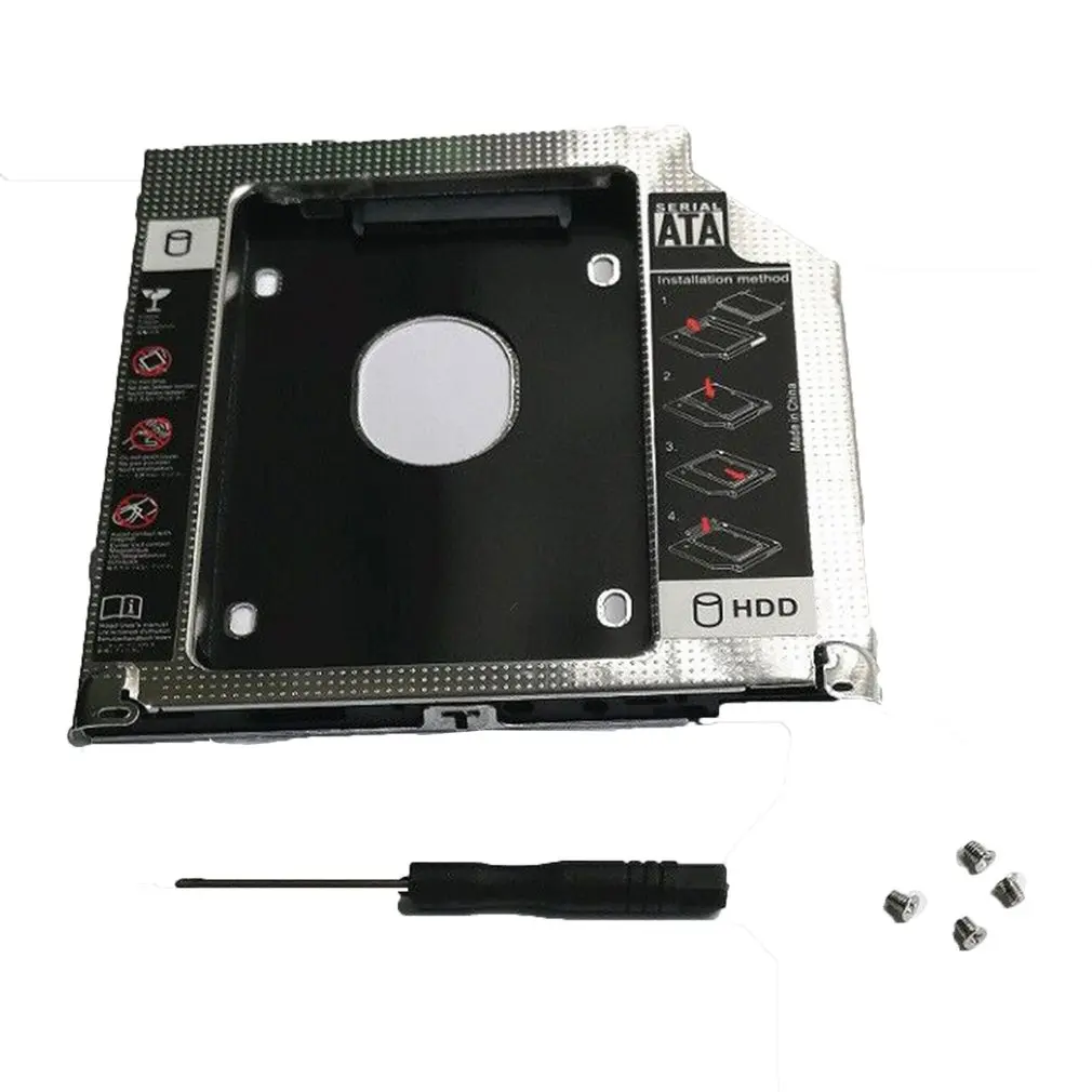 2-й 9 5 мм SATA HDD SSD жесткий диск Caddy Bay для MacBook Pro 13 &quot15&quot 17&quot |