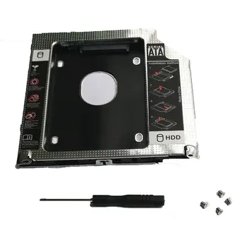 

2nd 9.5mm SATA HDD SSD Hard Drive Caddy Bay for MacBook Pro 13\" 15\" 17\"
