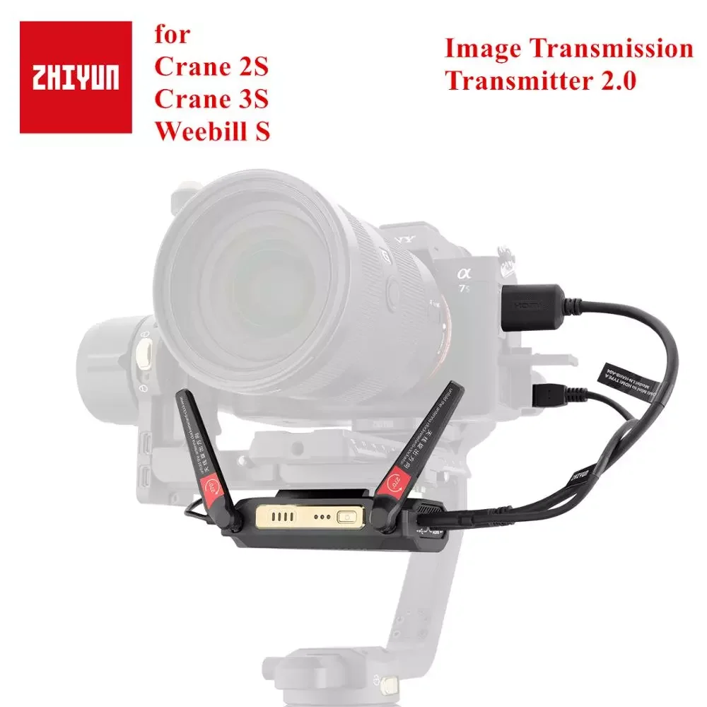 

ZHIYUN Official TransMount Image Transmission Transmitter 2.0 for Wwwbill S Crane 2S Crane 3S Handheld Gimbal Stabilizer